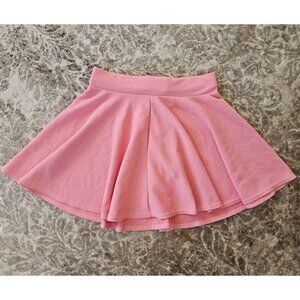 Pink Flared Skater Skirt